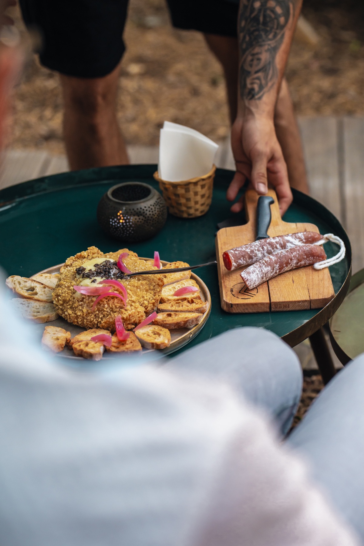 Planche de charcuterie et fromage